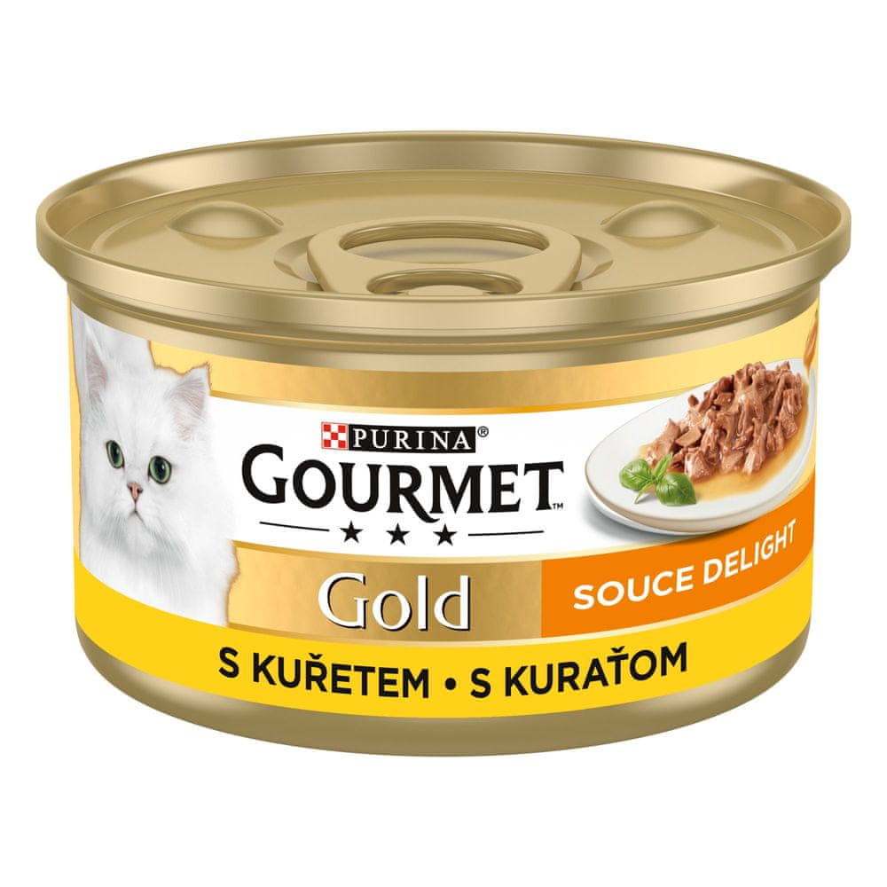 Gourmet GOLD kura v omáčke 12x85 g